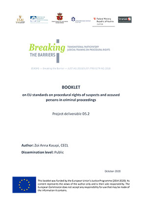 Cover of the Training Material for Trainers